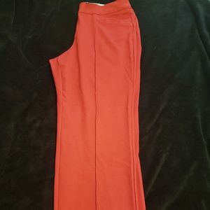 Red dress slacks